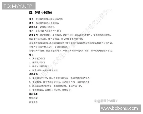 足球明星进球技巧解析与教学设计方案探讨